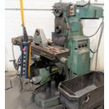 SAJO UF-54DM UNIVERSAL MILLING MACHINE, 11” X 52” TABLE, 50 TAPER, S/N 681444 W/ ARBOR SUPPORTS