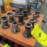 LOT OF (12) CAT 40 TOOL HOLDERS