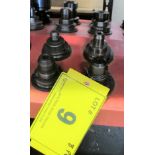 LOT OF (8) CAT 40 TOOL HOLDERS