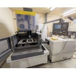 FANUC ROBOCUT ALPHA-1B CNC SUBMERSIBLE WIRE EDM, FANUC SERIES 16-W CNC CONTROL, TYPE A04B-0304-