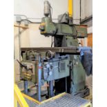 CLEVELAND 5HM UNIVERSAL MILLING MACHINE, 18” X 84” TABLE, 50 TAPER, S/N 5055
