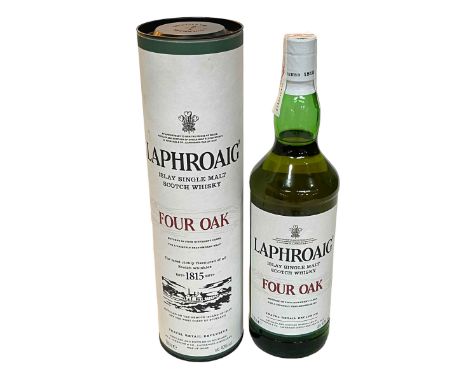 Laphroaig Four Oak Islay Single Malt Scotch Whisky, 1 litre.