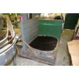 Mild steel hydraulic pallet lift for glass bottles, RIGGING FEE: $300
