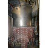 3000 gallon stainless steel kettle, RIGGING FEE: $1600