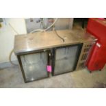 Two door refrigerated cabinet, RIGGING FEE: $75
