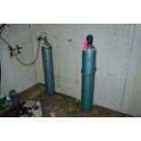 2 each compressed nitrogen and carbon dioxide tanks, RIGGING FEE: $100