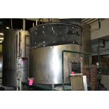 900 gallon stainless steel mash screen tank, RIGGING FEE: $1400