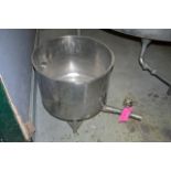 30 gallon stainless steel tank, RIGGING FEE: $65