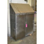 Stainless steel cabinet and contents, RIGGING FEE: $400