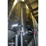 Mueller 120 barrel stainless steel jacketed tank, RIGGING FEE: $1800