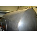 Mueller 60 barrel horizontal stainless steel jacketed tank, RIGGING FEE: $1400