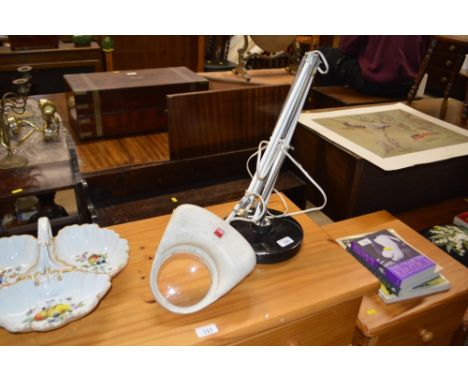An angle poise style lamp