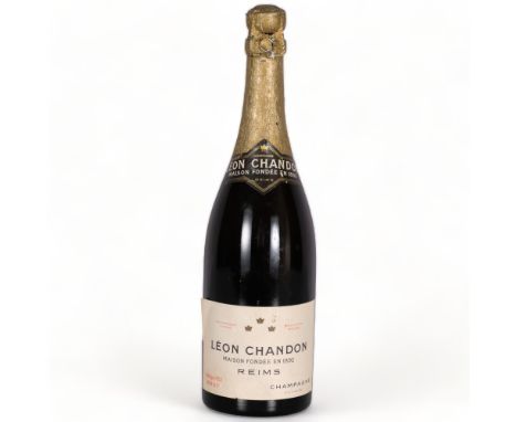 Leon Chandon, 1953 vintage Champagne, 1 bottle.Reverse ullage 3cm, damage to capsule 