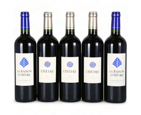 L''Hetre 2016, Castillon Cotes de Bordeaux x 3 bottles. 17+ points Jancis Robinson. La Raison d'Hetre 2016, Castillon Cotes d