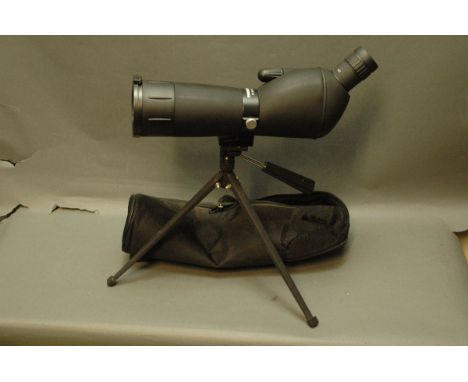 Traveller spotting scope 20-60 x 60 with tripod and case. 