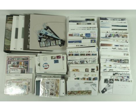 A collection of stamps comprising GB, Canada, Australia and World stamps, mostly post WWII and including almost three hundred