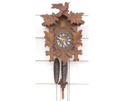 German 20thC two train cuckoo clock&nbsp;
