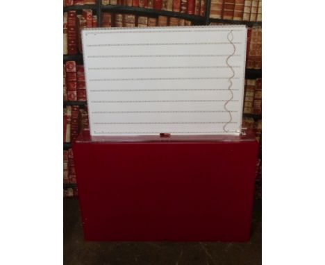 Eighteen LED advertising light boxes with LED inserts (unused) in various colours with another two LED inserts&nbsp;