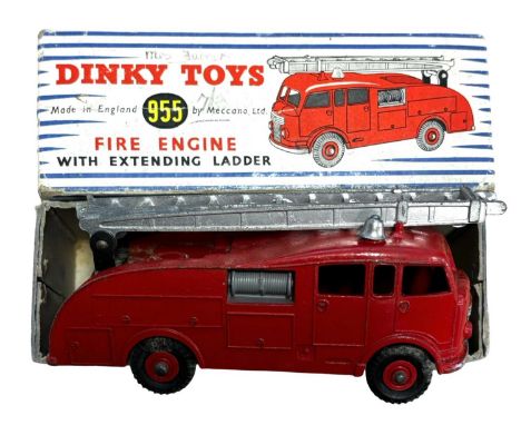 A boxed die-cast Dinky 955 Fire Engine with Extending Ladder
