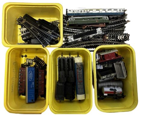 A collection of various N gauge rolling stock, to include Lima and Trix
