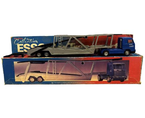 A large boxed die-cast Esso Collection Car Transporter