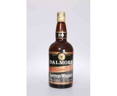 DALMORE HIGHLAND MALT SCOTCH WHISKY, Over 20 Years Old, bottled by Mackenzie Brothers, Dalmore, Limited, 26⅔ fl. oz., 75⁰ pro
