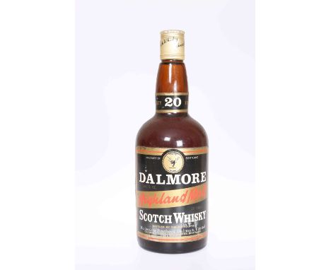 DALMORE HIGHLAND MALT SCOTCH WHISKY, Over 20 Years Old, bottled by Mackenzie Brothers, Dalmore, Limited, 26⅔ fl. oz., 75⁰ pro