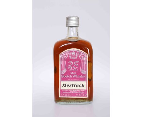 MORTLACH QUEEN'S SILVER JUBILEE MALT SCOTCH WHISKY, 25 Years Old, bottled in 1977 by Gordon &amp; MacPhail to commemorate The