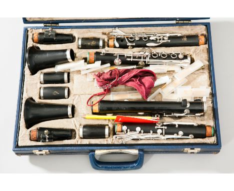 BOOSEY & HAWKES 926 CLARINET IN A FITTED CASE
together with another similar example (2)
