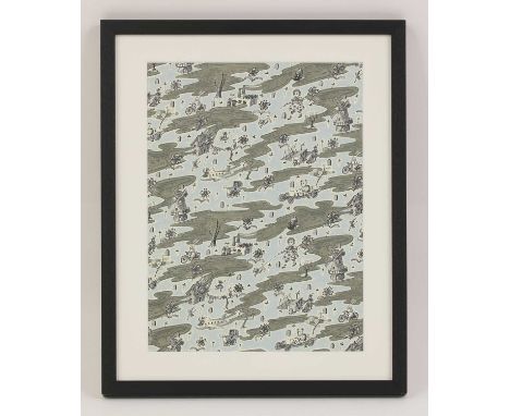 ▴ Sir Grayson Perry RA (b.1960),Flo Liberty fabric (grey colourway), designed in 2009 for the Liberty Prints Charming exhibit