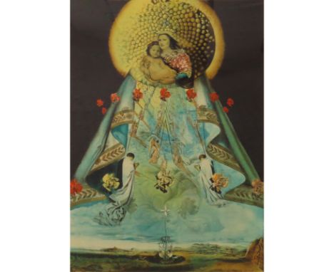 Salvador Dalí, Spanish (1904-1989) Color Lithograph, The Virgin of Guadalupe. Pencil signed lower right, numbered H.C. 60/100