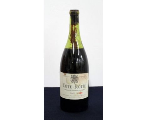 v 1 magnum Côte-Rôtie Cuvée 1978  R. Rostaing  bls, stl, foil removed, seepage
