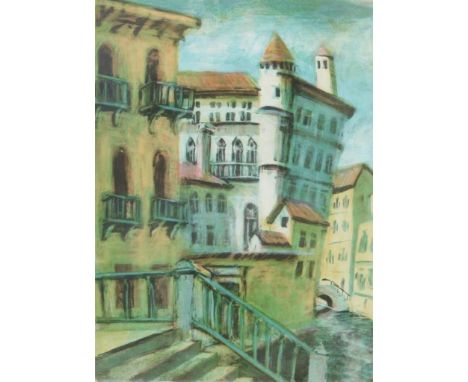 HERMKENS JEROEN (1960), "Venetie", litho on paper, signed and  dated 1995 with pencil bottom right and numbered 38/50 bottom 