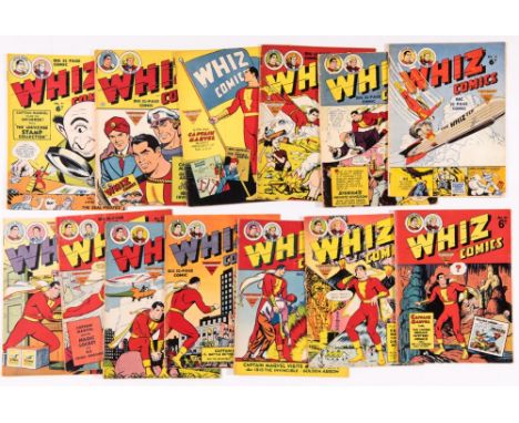 Whiz Comics (1950s L. Miller) 71-83. Starring Captain Marvel, Lance O'Casey, Golden Arrow and Ibis the Invincible. Nos 72, 74