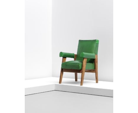 Le Corbusier and Pierre Jeanneret'Advocate and Press' armchair, model no. LC/PJ-SI-41-A, designed for the High Court, Chandig