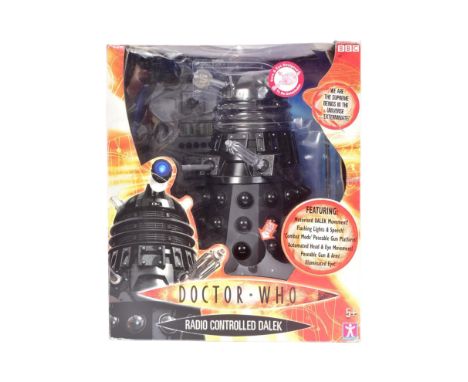 Doctor Who - Radio Controlled Dalek - a 2004 Character Options made RC Dalek large scale action figure. Factory sealed, conte