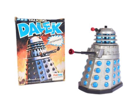 Doctor Who - Palitoy - an original vintage 1975 Palitoy made ' BBC Talking Dalek ' battery operated action figure / toy. Reta