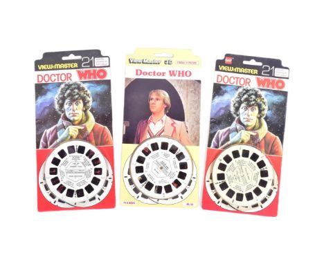 Doctor Who - View Master / Viewmaster - a collection of x3 original vintage Doctor Who Viewmaster slides. x2 Tom Baker Fourth