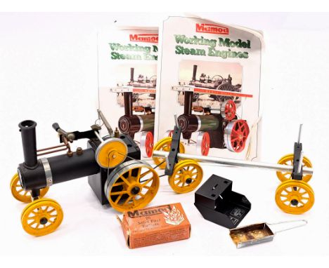 Mamod (UK) Steam Engine &amp; Trailor, has been fired, some remaining fuel tablets, some scuffs to paint otherwise Good to Go