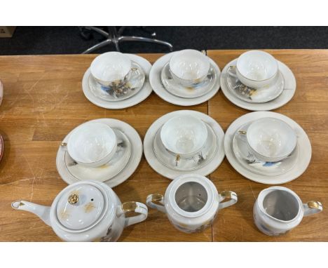 Geisha girl part tea service