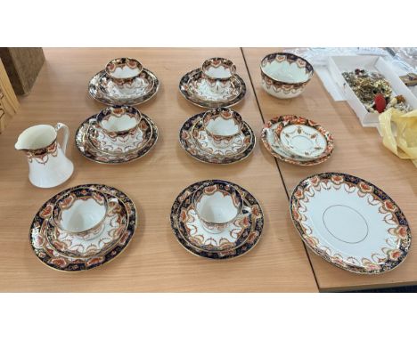 Royal Albert 6 cups and saucers along with various other pieces such as milk jug, sugar bowl etc