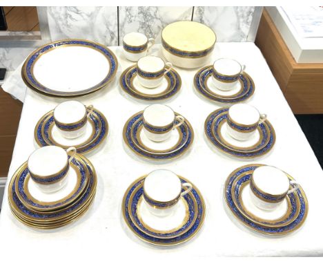 Vintage Minton part tea service to include cups, saucers, plates and a bowl - AF