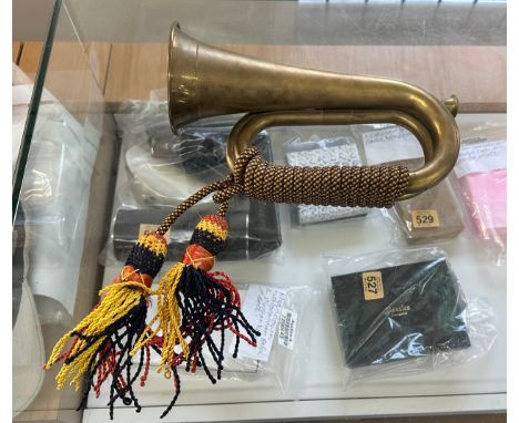 Vintage brass horn possibly military