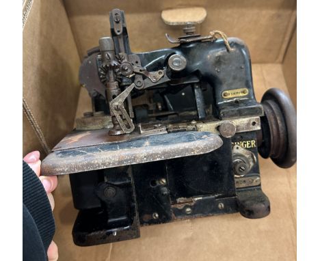 Vintage Singer overlock machine