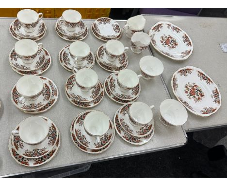 Part Colclough tea service includes cups, saucers plates etc