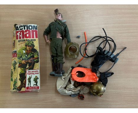 Vintage 1964 Action man figures and accessories