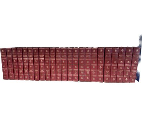 Set of 24 Encyclopedia Britannica Caster to Cole dated 1768, Please note volume 19 is not here to complete the set.