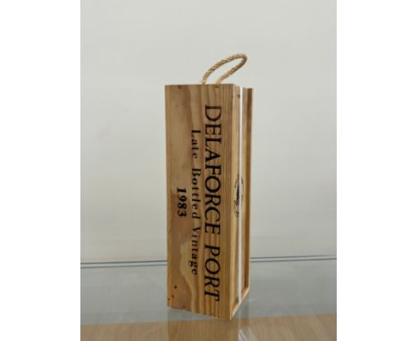 Cased Delaforce port late bottled vintage 1983