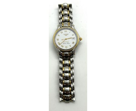 Gentlemans Longines golden wing wristwatch in working order