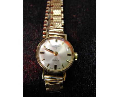 A 9ct Rotary ladies watch